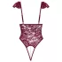 Cottelli - Spitzen-Body mit Perlen (rot) - L
