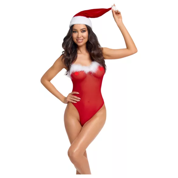 Cottelli - Weihnachtliches Body-Set (Rot)