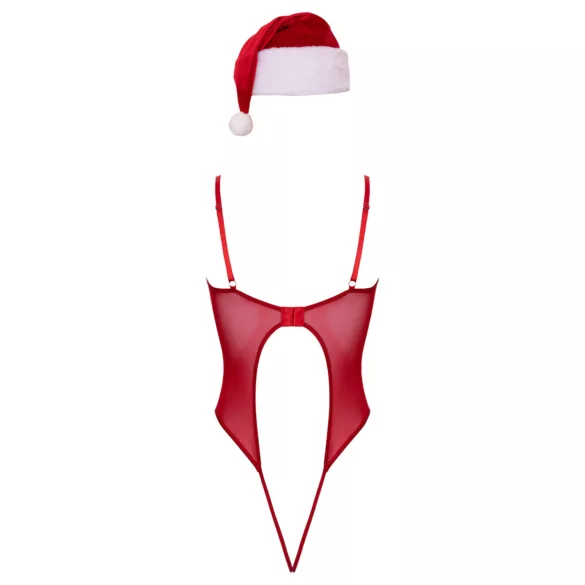 Cottelli - Weihnachtliches Body-Set (Rot)