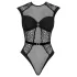 Cottelli - Transparenter Spitzen-Body (Schwarz)