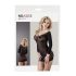 NO:XQSE - Langärmliger, transparenter Catsuit - Schwarz (S-L)