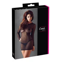 Cottelli - Transparenz-Kleid (schwarz)
