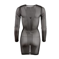 Cottelli - Langärmliges, transparentes Kleid (schwarz)