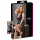 Cottelli Plus Size - Glänzendes Kleid mit Spitze (Schwarz) - XXL