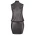 Cottelli Plus Size - Glänzendes Chiffon-Kleid (schwarz) - 2XL