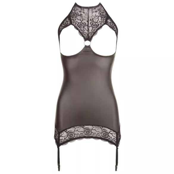 Abierta Fina - kühner Glanz - Minikleid (schwarz)