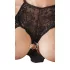 Abierta Fina - kühner Glanz - Minikleid (schwarz) - L