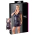 Cottelli Plus Size - Spitzenkleid mit Schleife (schwarz) - 4XL