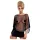 Obsessive Punker - transparente Minikleid und String (schwarz) - L/XL