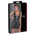 Cottelli - plissierte Kleid mit Gürtel (schwarz) - M
