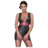 Cottelli Party - Gestreiftes, figurbetontes Kleid (schwarz-rot) - XL