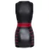 Cottelli Party - Gestreiftes, figurbetontes Kleid (schwarz-rot) - XL