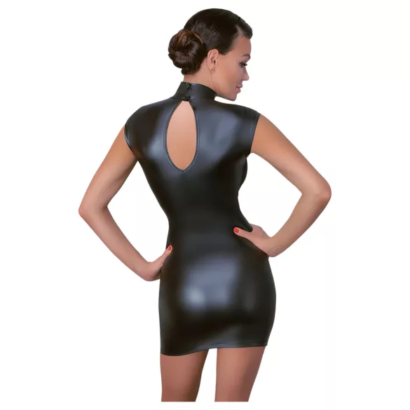 Cottelli - Glänzendes, figurbetontes Kleid (schwarz) - L