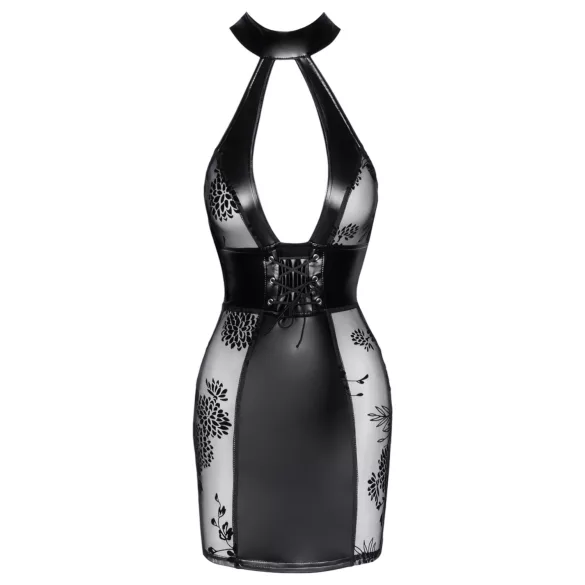 Noir - geschnürtes Minikleid (schwarz) - L