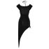 Cottelli Party - asymmetrisches Ringkleid (schwarz) - M