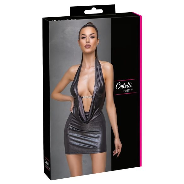 Cottelli Party - Neckholder-Kleid (Silber)