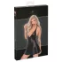 Noir - Minikleid mit Schlangenmuster (Schwarz)