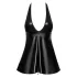 Noir - Minikleid mit Schlangenmuster (Schwarz)