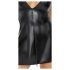 Noir - Minikleid mit Schlangenhautmuster (schwarz) - M