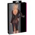 Cottelli Party - Transparenz-Kleid mit Reißverschluss (Schwarz)