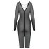 Cottelli Party - Transparenz-Kleid mit Reißverschluss (Schwarz)