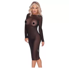   Cottelli Party - Transparenz-Kleid mit Reißverschluss (schwarz) - M