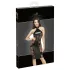 Noir - glanzendes Neckholder-Kleid (schwarz) - M