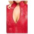Cottelli - Schlangenhaut-Minidress (Rot) - M