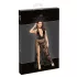 Noir - Transparenter Maxikleid mit Blumenmuster (Schwarz)