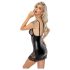 Noir - Transparentes Minikleid mit Seitenteilen (Schwarz) - M