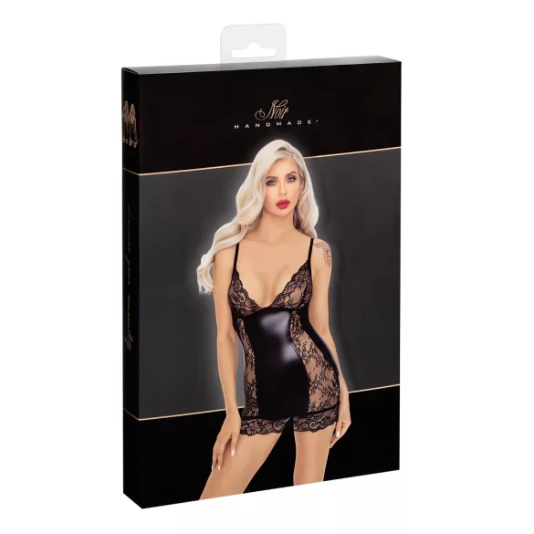 Noir - Minikleid mit durchsichtigen Seiten (schwarz) - M