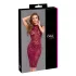 Cottelli - transparentes Spitzenkleid (bordeaux) - M