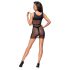Cottelli - Transparenter Party-Set (Schwarz) - L