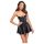 Noir Libido - Mattes Minikleid (Schwarz) - M