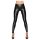 Noir - Lange, Glänzende Leggings (Schwarz) - M
