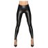Noir - Lange, Glänzende Leggings (Schwarz) - M
