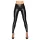 Noir - lange, glänzende Leggings (Schwarz) - L