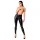 Noir - glänzende lange Hose (schwarz) - M