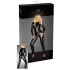 Noir - Glänzender Langarm-Overall (schwarz) - M