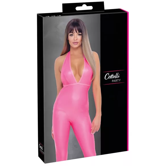 Cottelli Party - Overall mit tiefem Rückenausschnitt (pink) - M