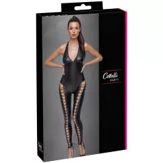   Cottelli Party - Halterneck-Overall mit Schnürung (Schwarz) - M