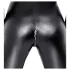 Noir - Schlangenhaut-Look, langer Overall (schwarz) - XL