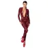 Noir Kink Royal - transparente Catsuit (Rot)