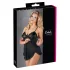 Cottelli - Luftiges, gerüschtes Babydoll (schwarz)