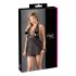 Cottelli Plus Size - Luftiger, Spitzen-Babydoll (schwarz) - 2XL