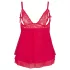 Cottelli Plus Size - Spitzen Babydoll (Rot) - 4XL