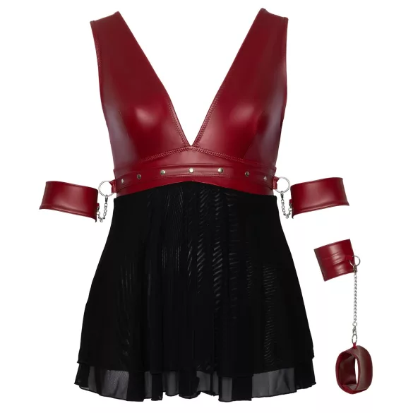 Cottelli Bondage Plus Size - Babydoll (rot)