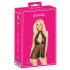 Küssbarer Babydoll mit Halsband – schwarz, Spitze - L/XL