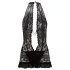 Cottelli - Halsband-Spitzen-Minikleid (schwarz)