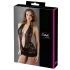 Cottelli - Halsband-Spitzen-Minikleid (schwarz) - L